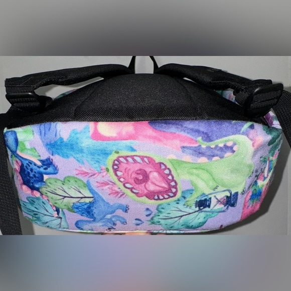 Society6 Dinosaur Bookbag/Backpack EUC - Picture 9 of 11